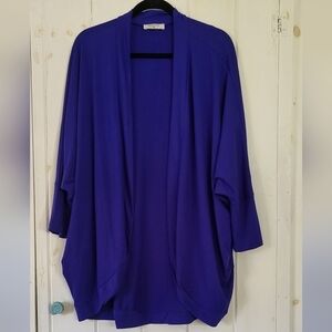 Zenana Loose Swing Cocoon Opem Front Cardigan